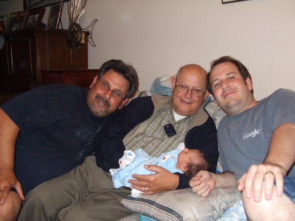 four generations of Balistreri men