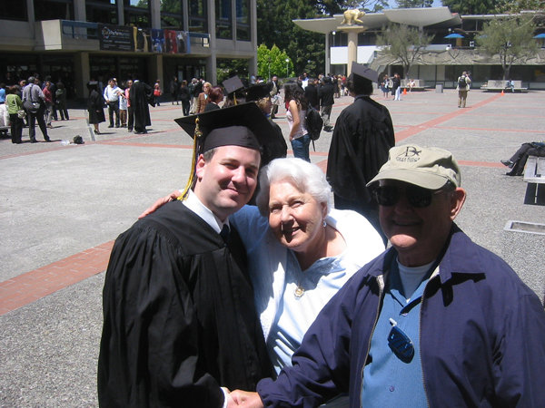 grandparents at graduation