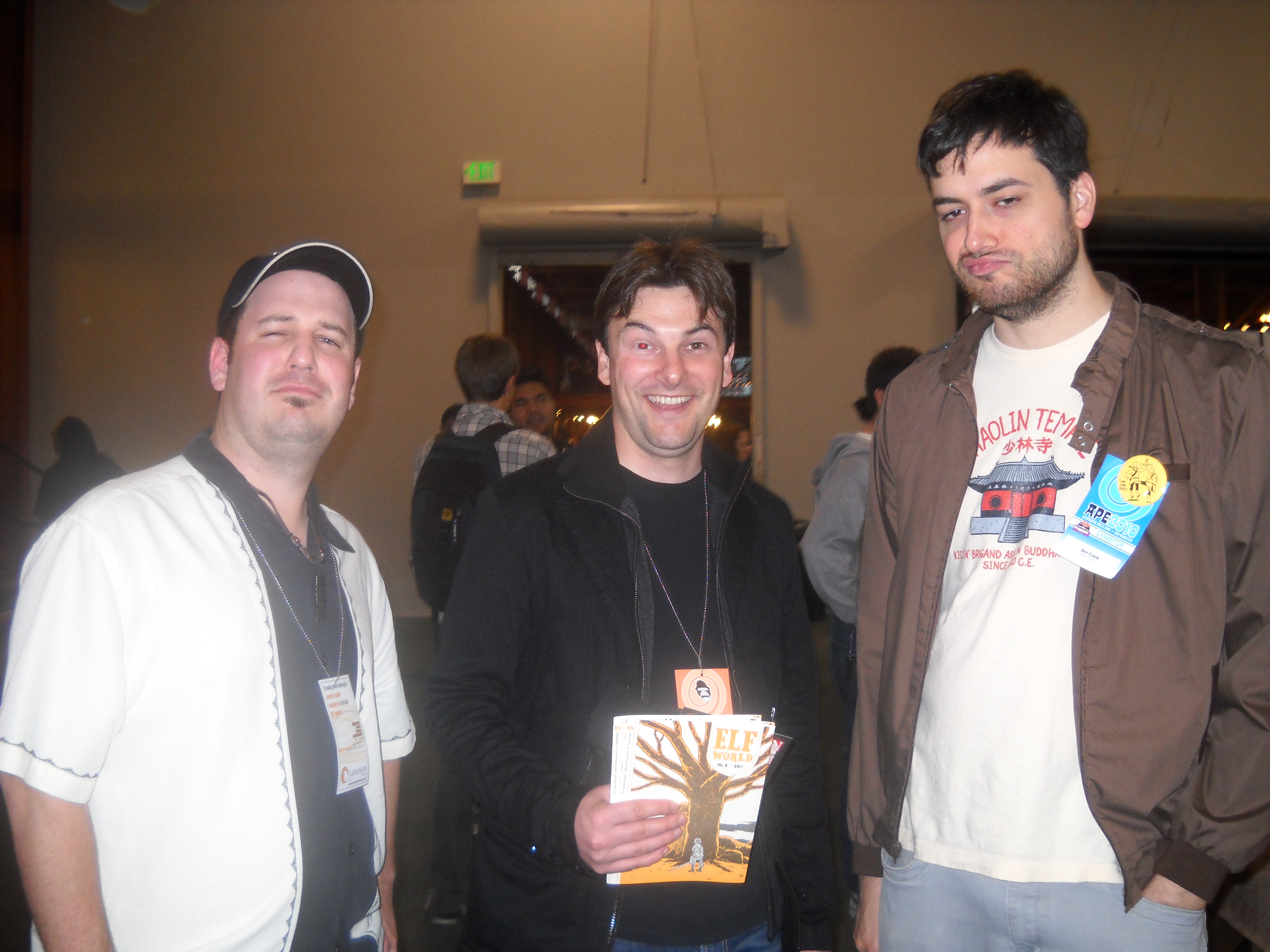 Me, James and Ben at APE 2010