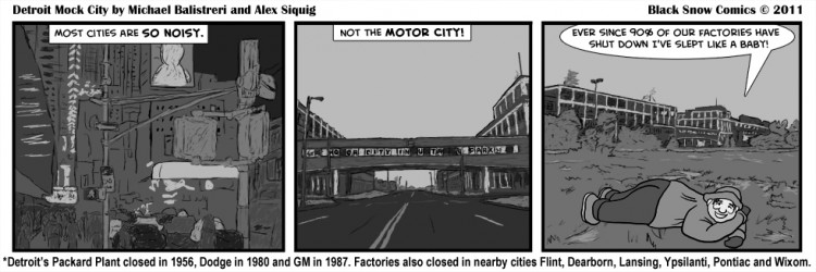 Detroit Mock City - Closed Car Factories