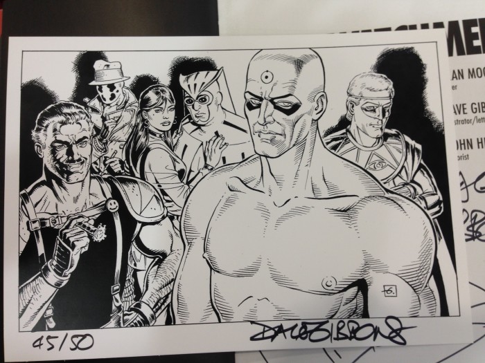 signed print from Dave Gibbons