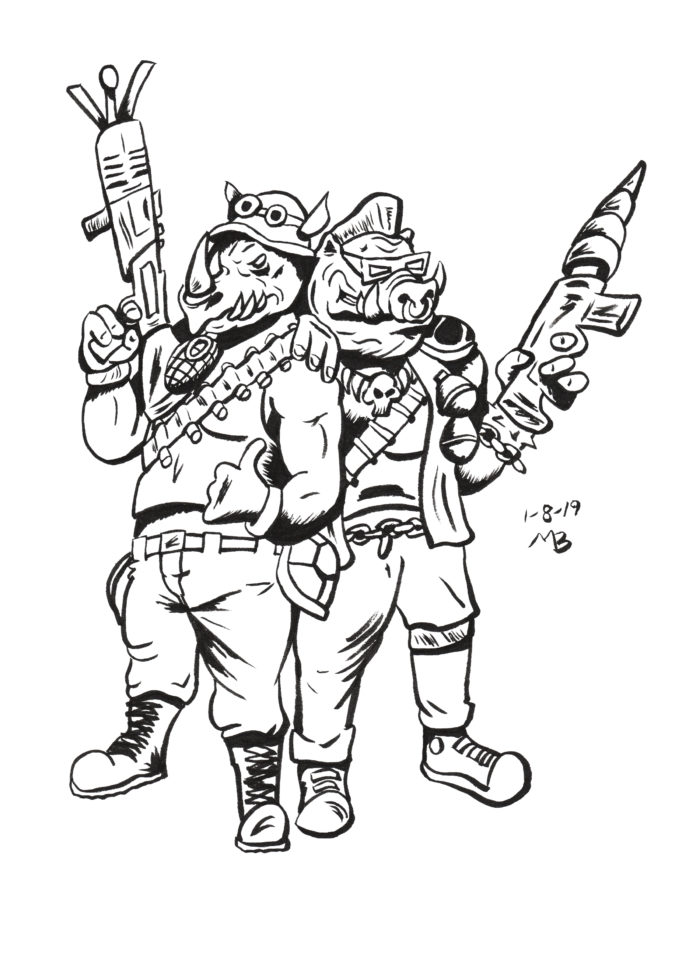Rocksteady and Beebop