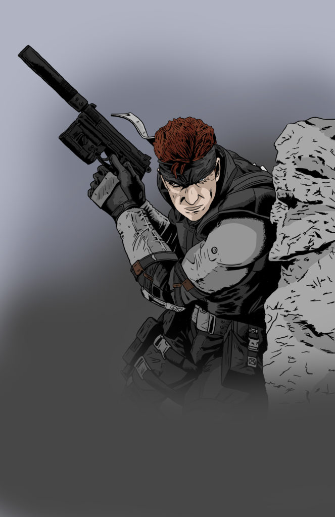 Solid Snake drawing