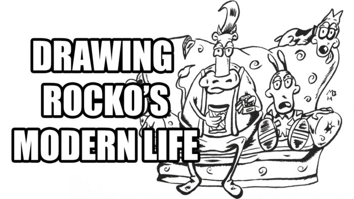 Drawing Rocko’s Modern Life