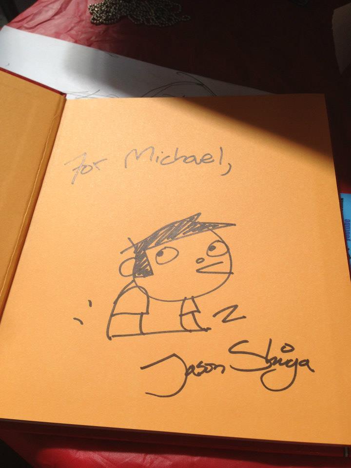 Jason Shiga signed book