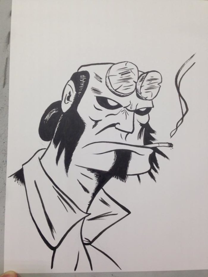 Con Sketch: Hellboy