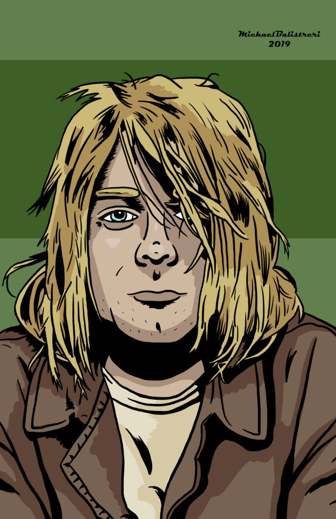 Kurt Cobain drawing