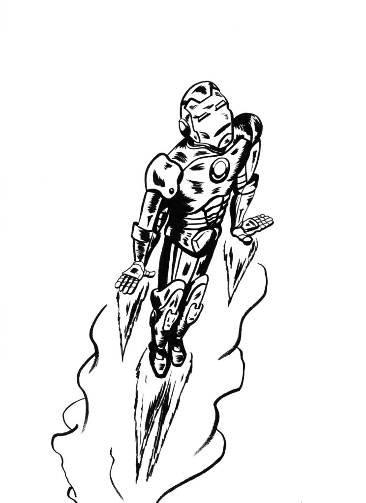 Iron Man drawing