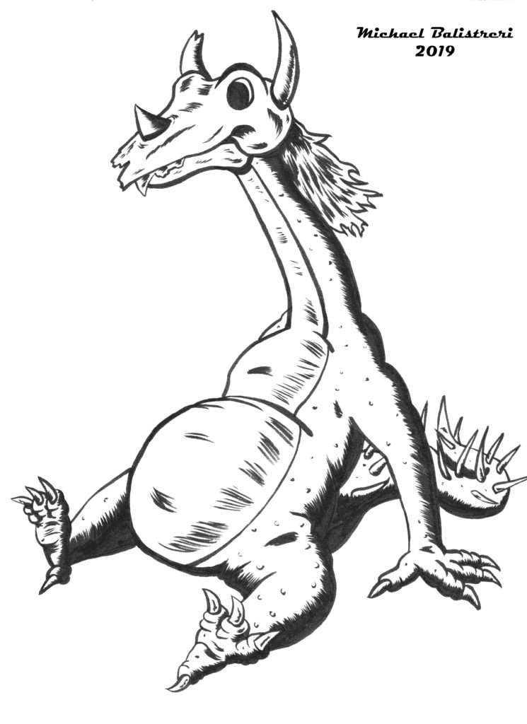 Lizard Monster sketch