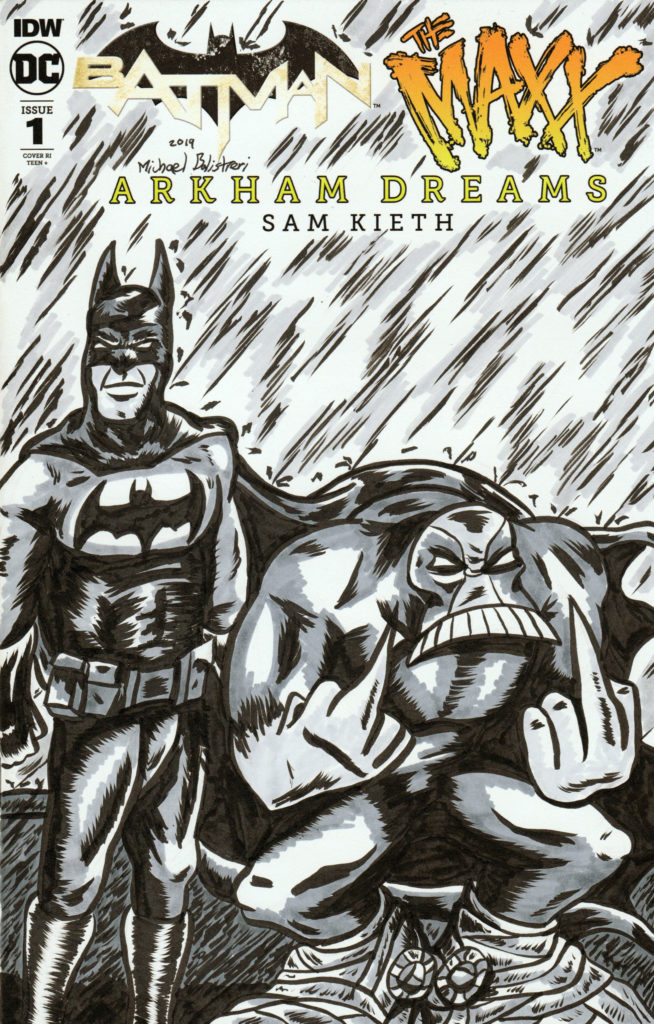 Batman - The Maxx Arkham Dreams Issue 1 Variant Sketch Cover
