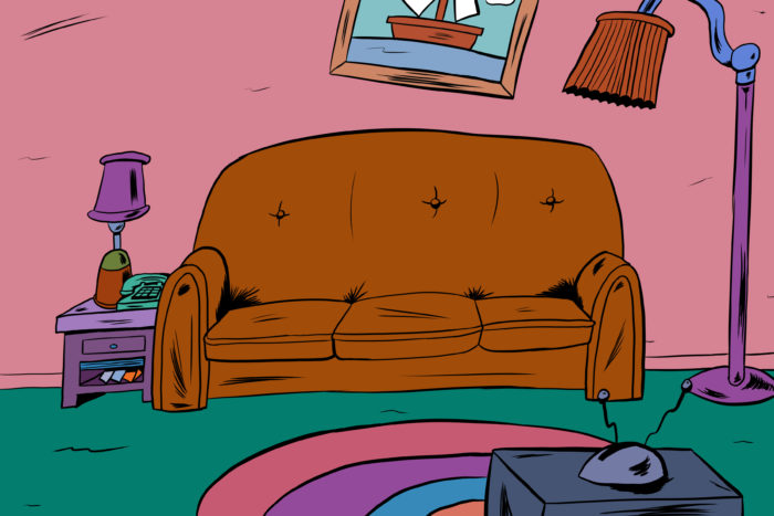 Simpson's living room
