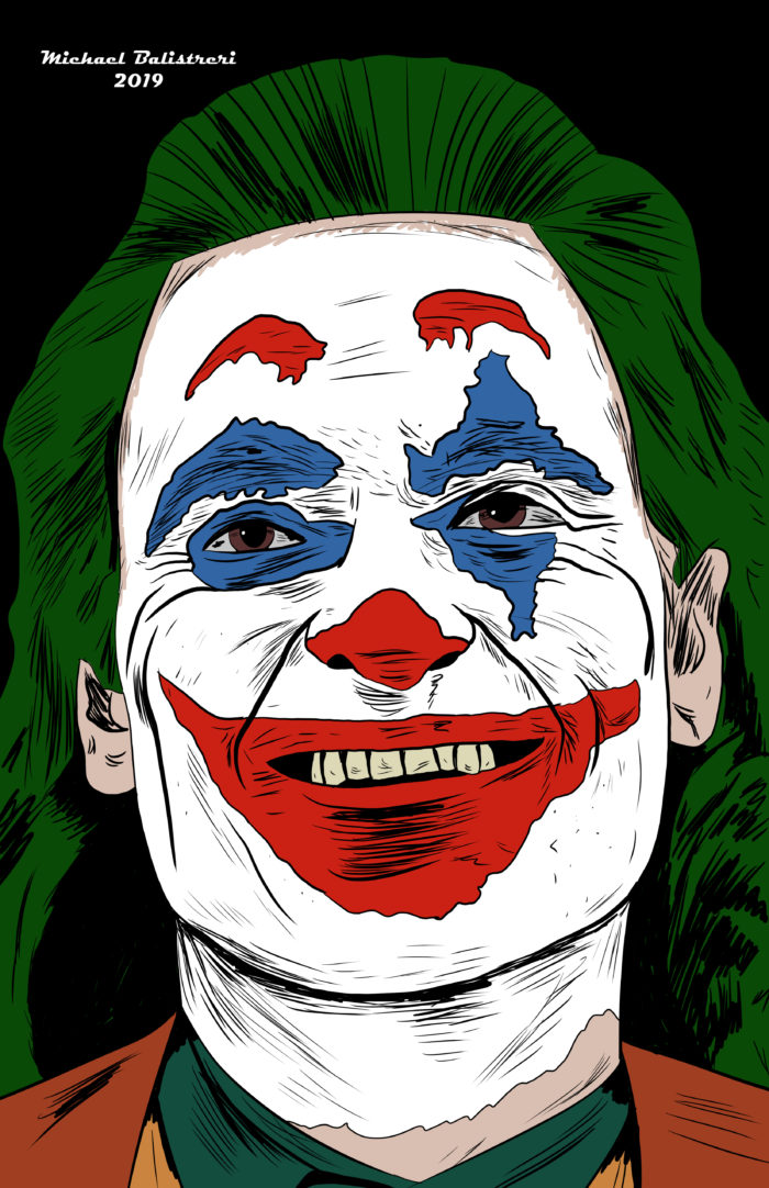 Joaquin Phoenix Joker drawing
