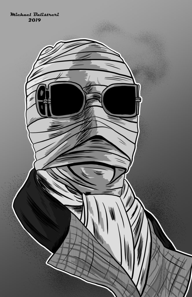 Claude Rains as the Invisible Man