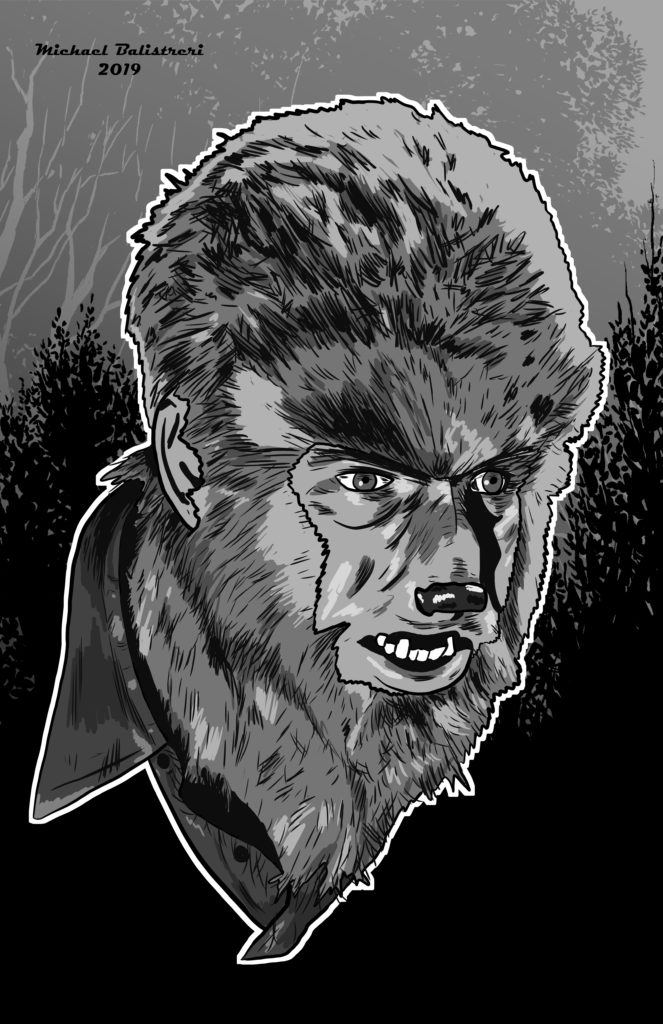 Lon Chaney Jr. as the Wolfman
