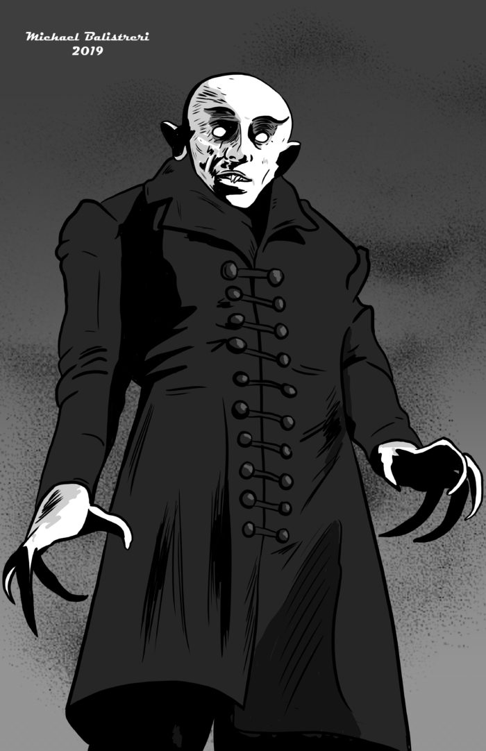 Max Schreck as Count Orlok in Nosferatu