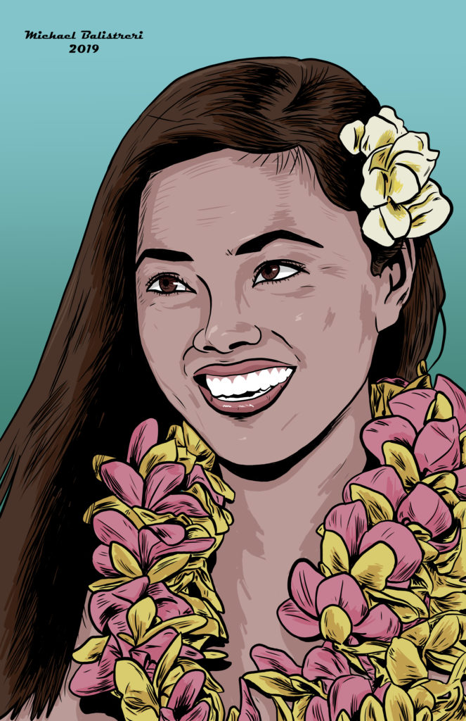 Beautiful Polynesian Woman