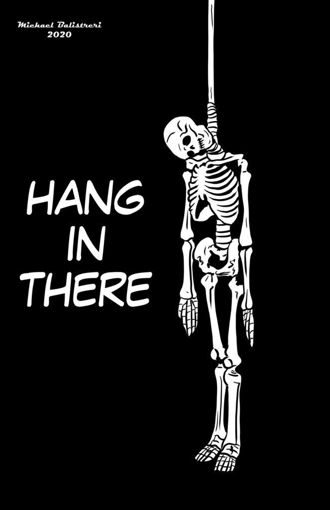 Hang in There Skeleton
