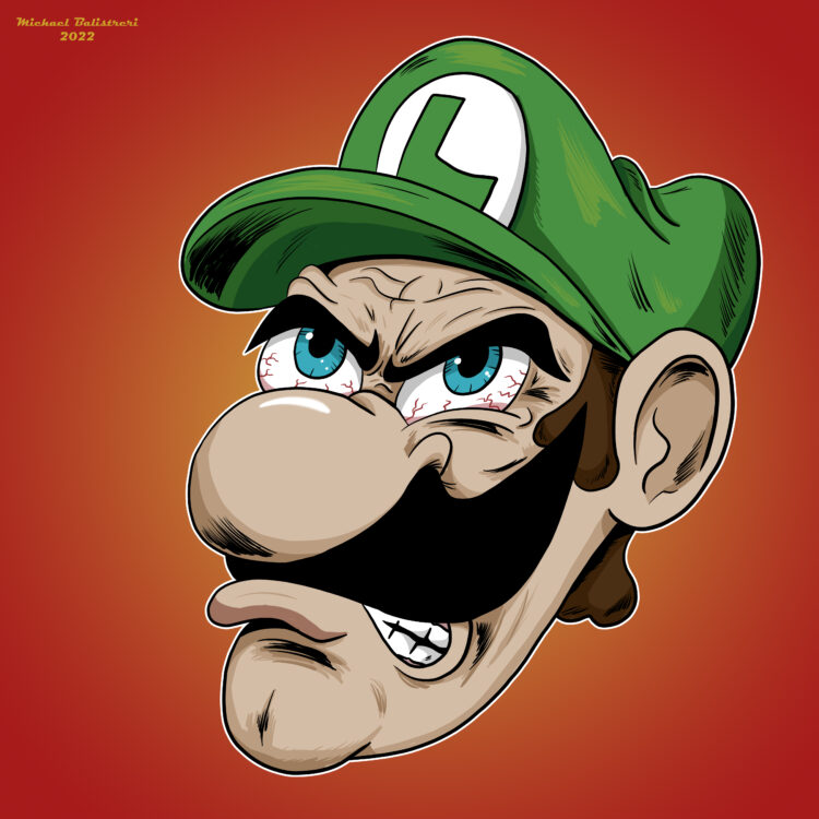 Luigi Death Stare 