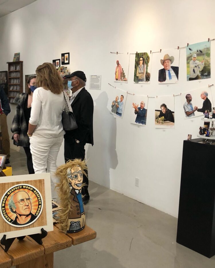 Big Bald Art Show, LA 2021 Bruce Lurie Gallery